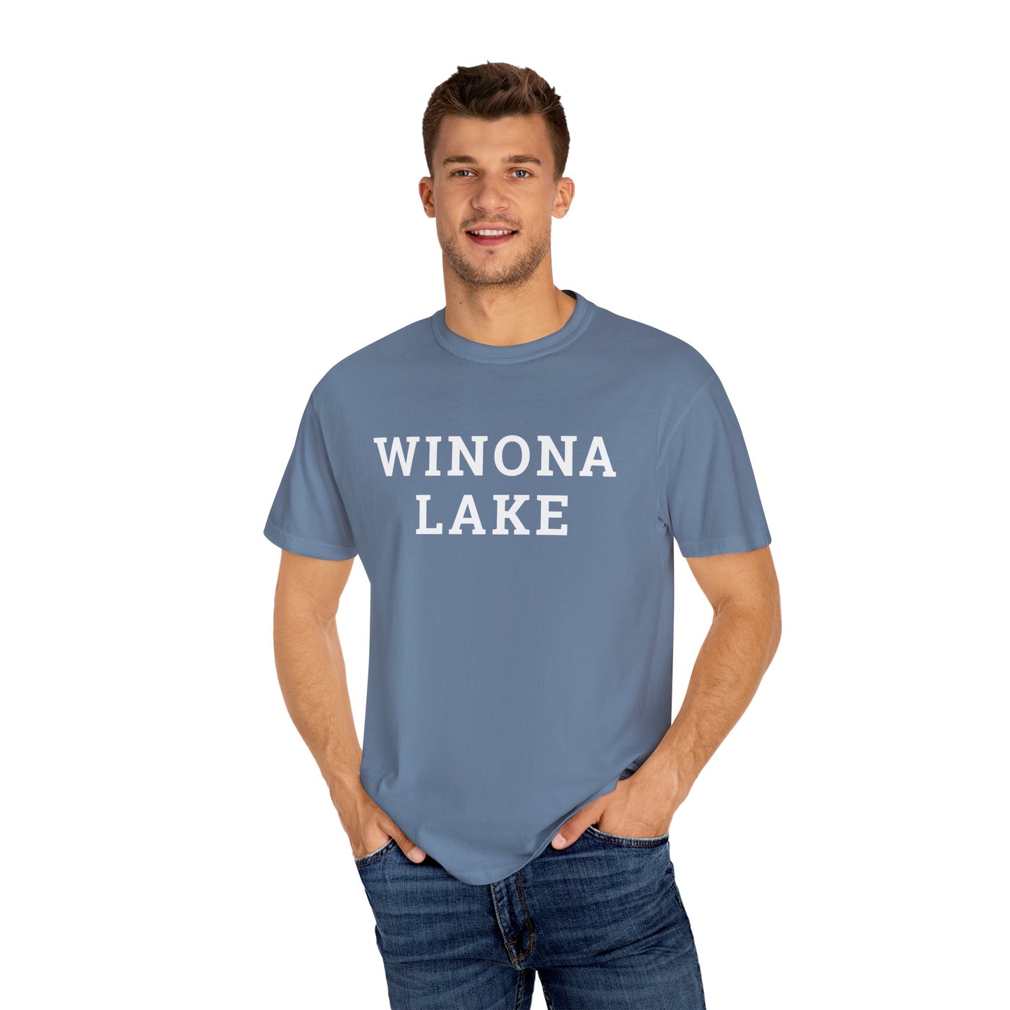 Winona Lake Block Logo Classic Tee - Unisex