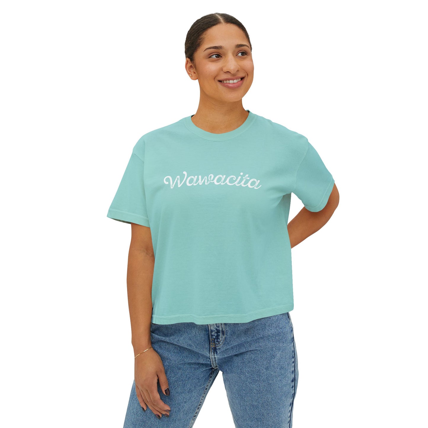 Wawacita Lake Wawasee Women's Boxy Tee