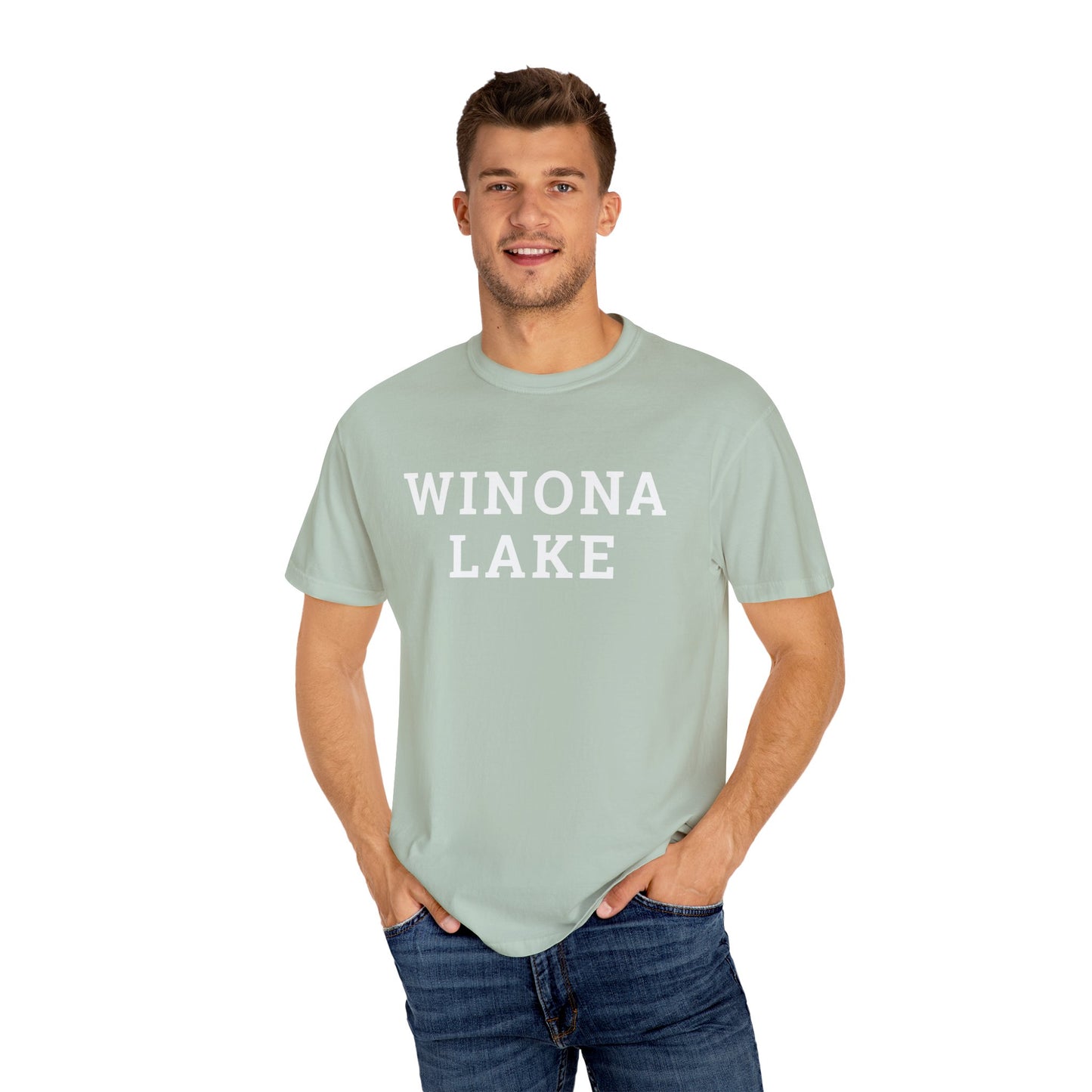 Winona Lake Block Logo Classic Tee - Unisex