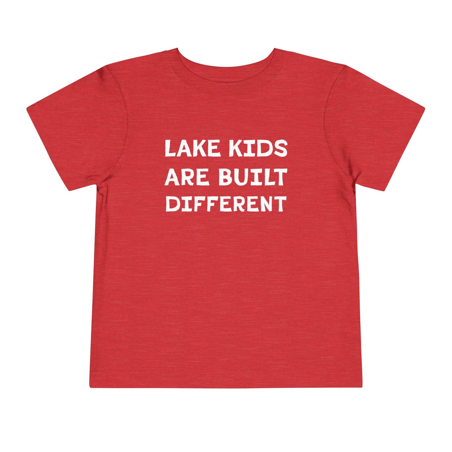 TODDLER Lake Kids Are Built Different Short Sleeve Tee