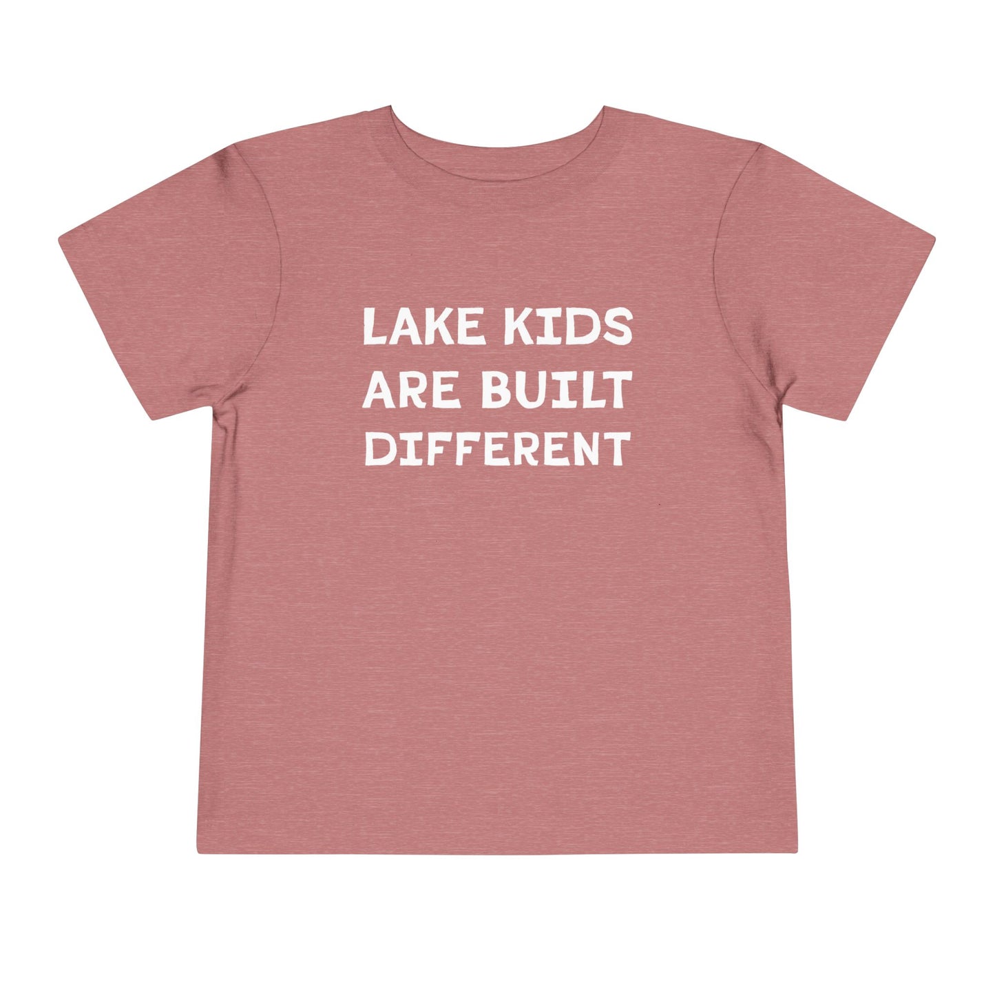 TODDLER Lake Kids Are Built Different Short Sleeve Tee