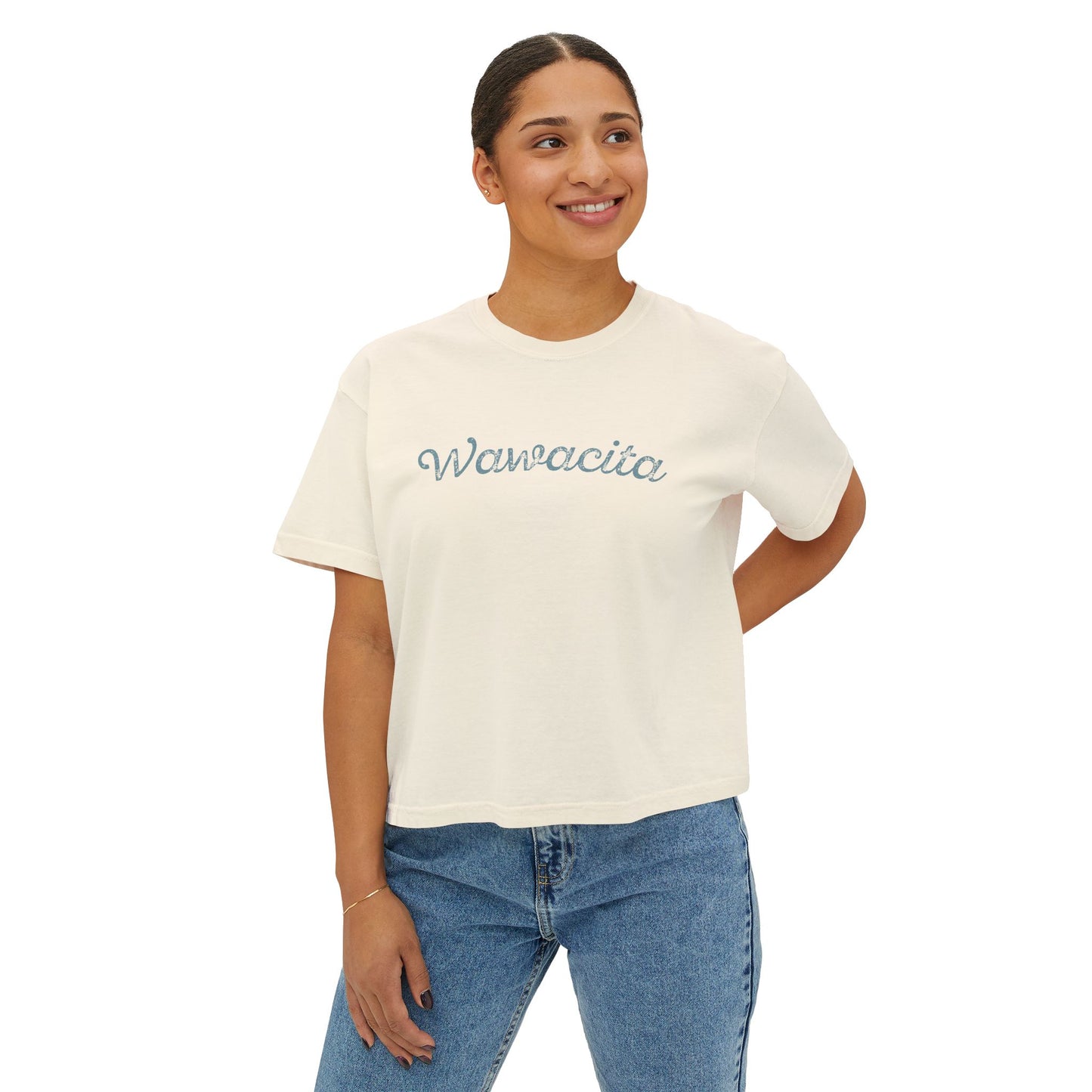 Wawacita Lake Wawasee Women's Boxy Tee
