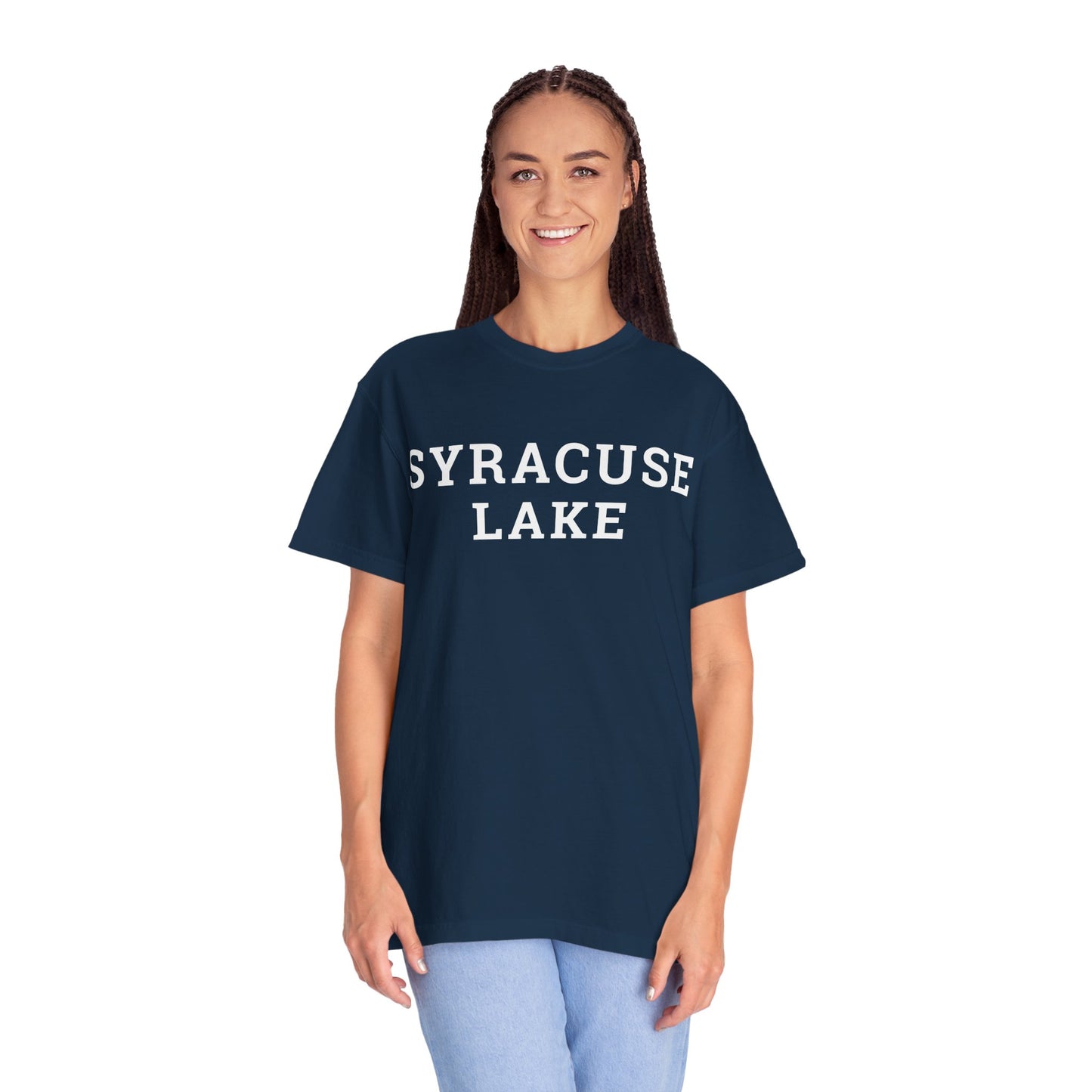 Syracuse Lake Block Logo Classic Tee - Unisex
