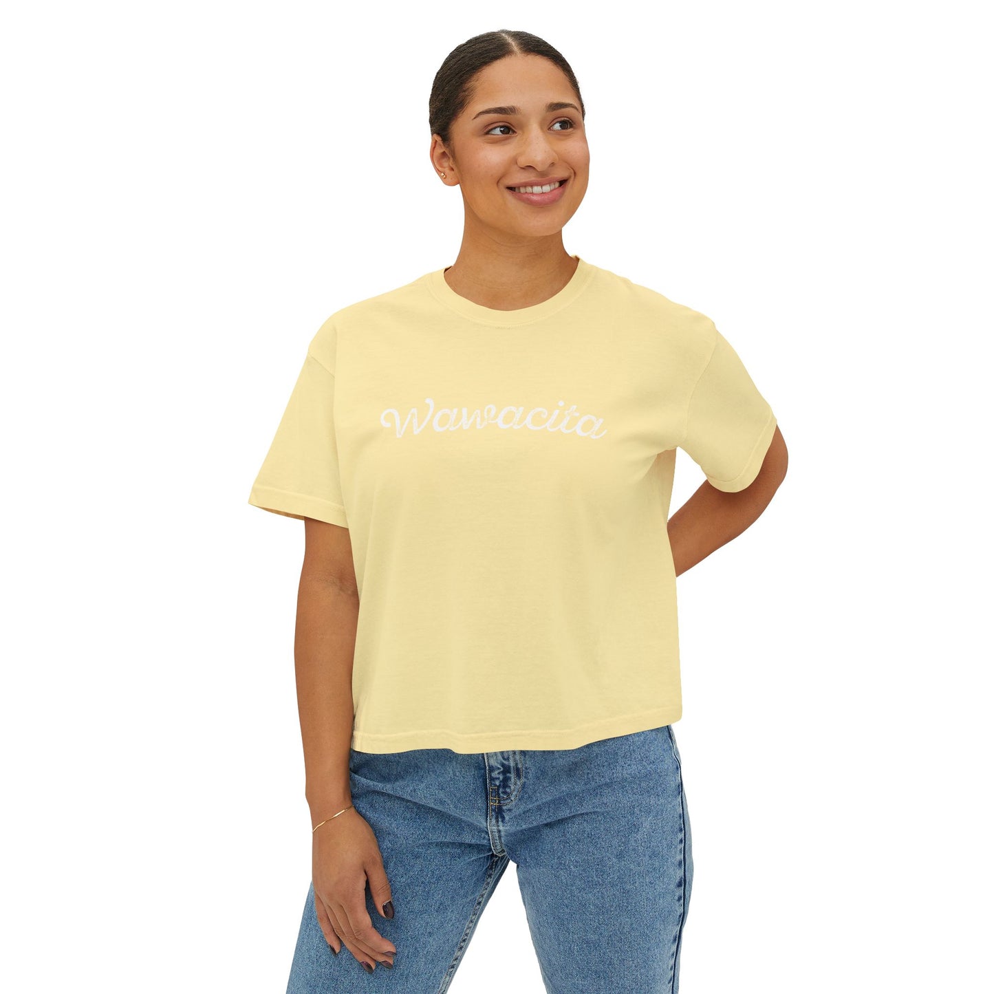 Wawacita Lake Wawasee Women's Boxy Tee