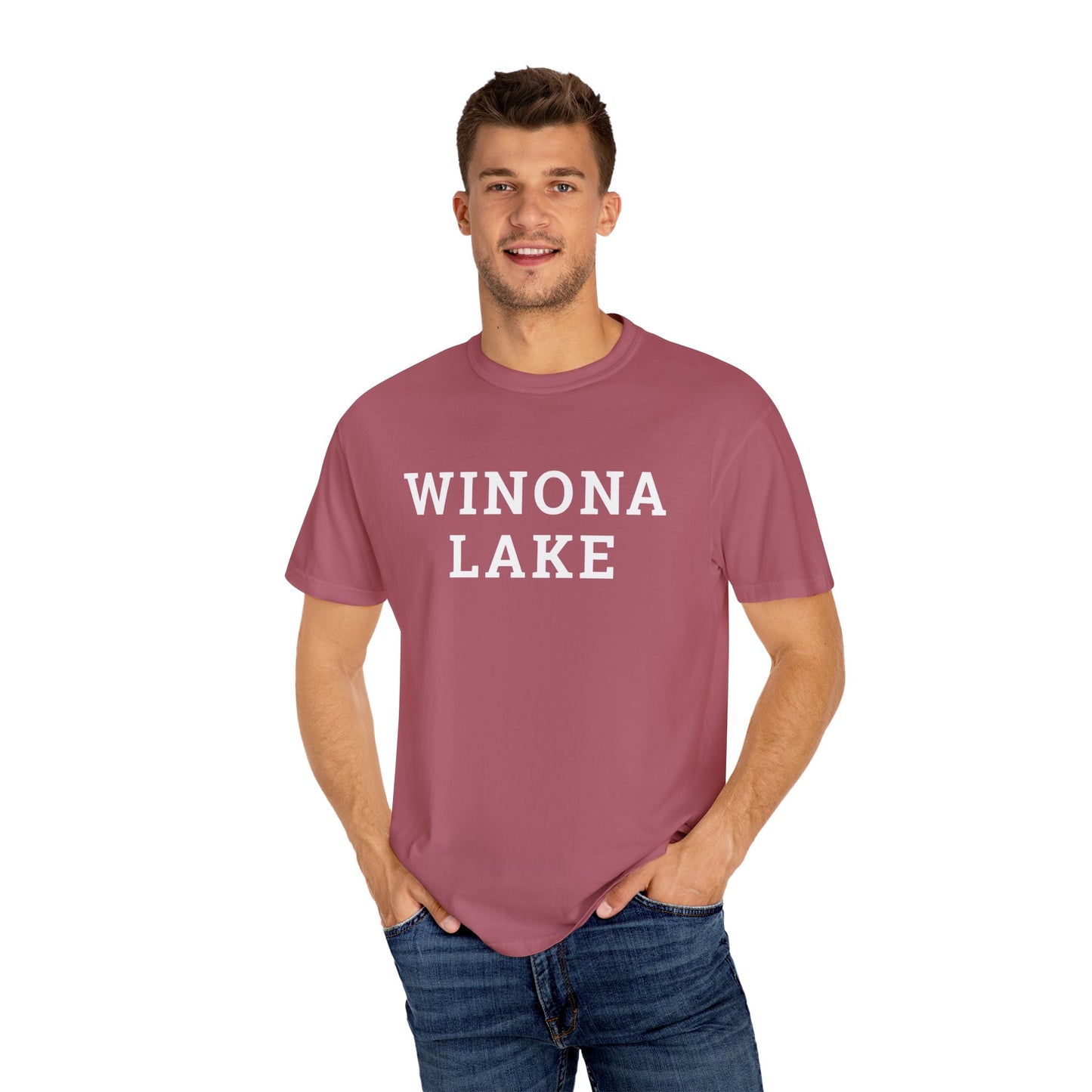 Winona Lake Block Logo Classic Tee - Unisex
