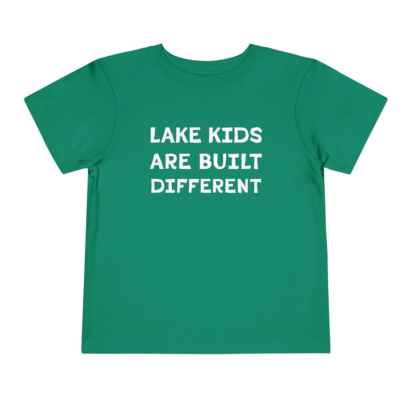 TODDLER Lake Kids Are Built Different Short Sleeve Tee