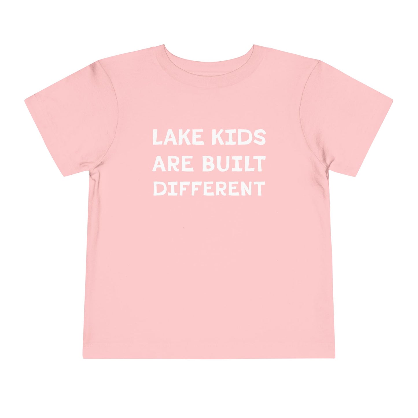 TODDLER Lake Kids Are Built Different Short Sleeve Tee