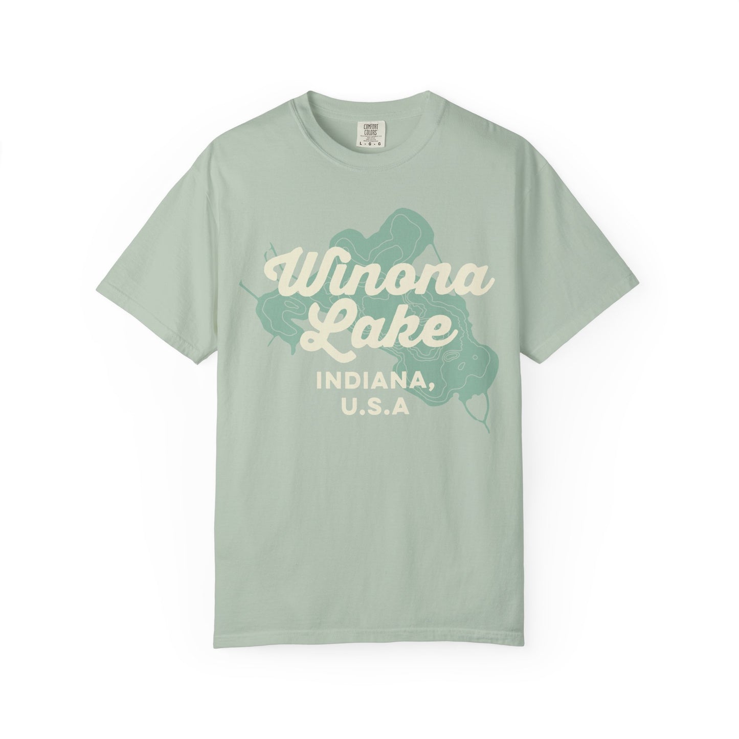 Winona Lake Vintage Map Classic Tee - Unisex