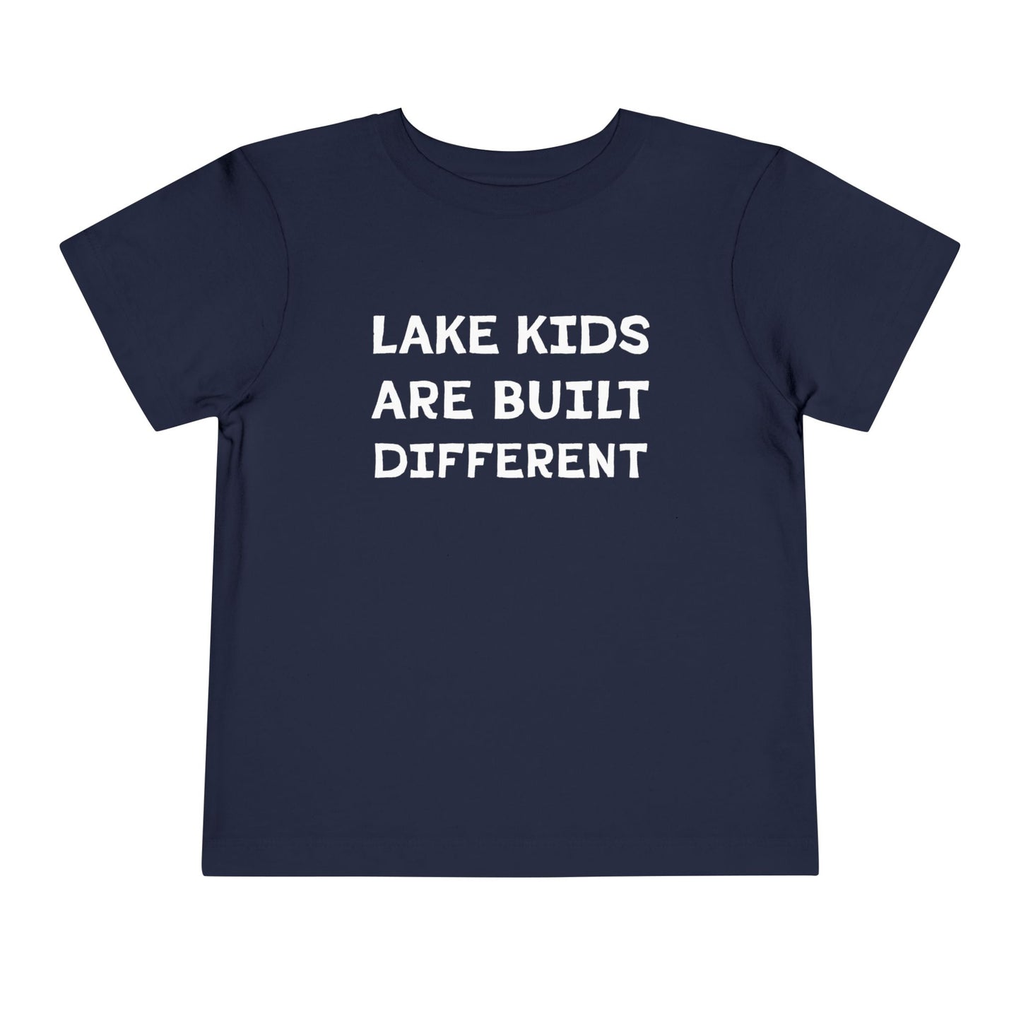 TODDLER Lake Kids Are Built Different Short Sleeve Tee