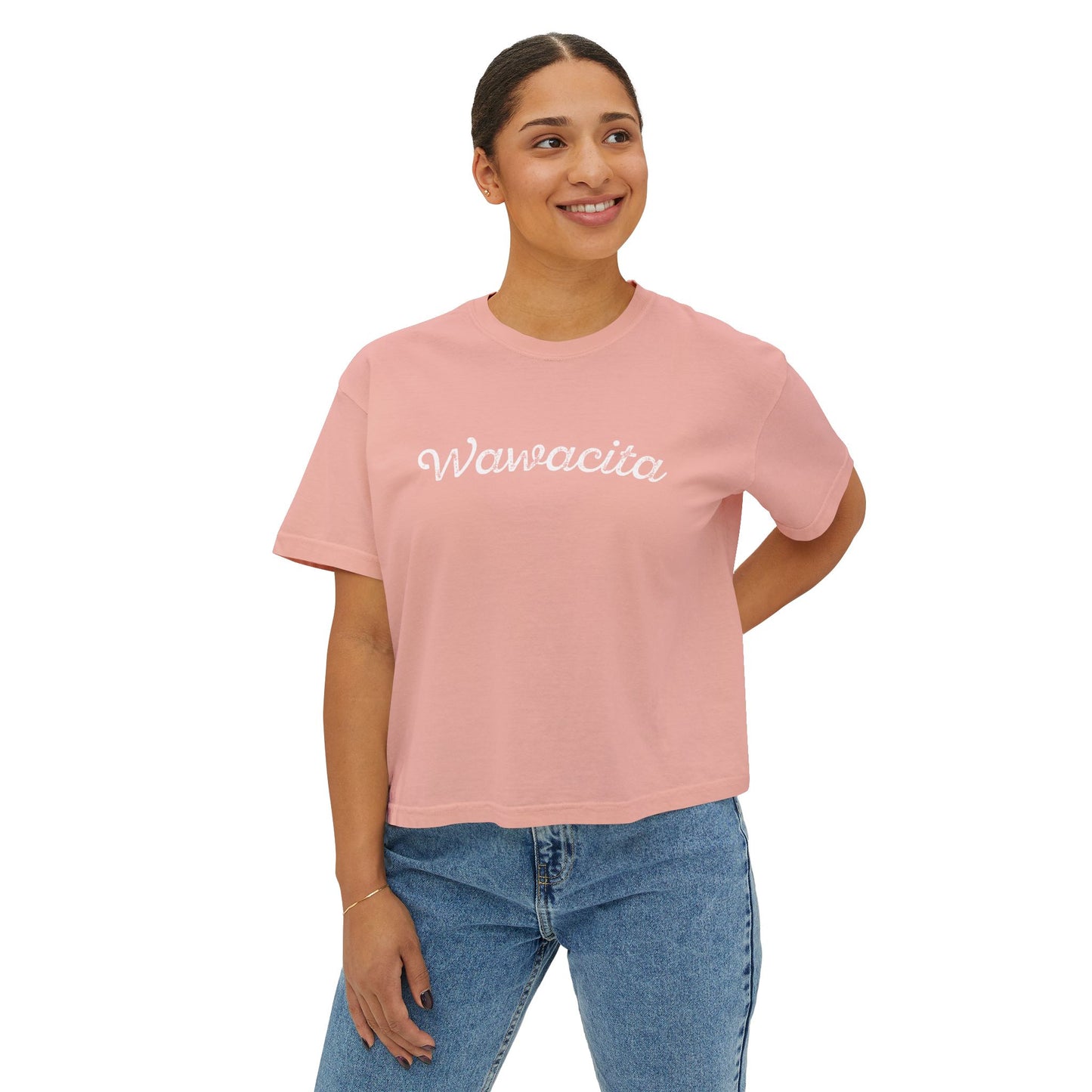 Wawacita Lake Wawasee Women's Boxy Tee