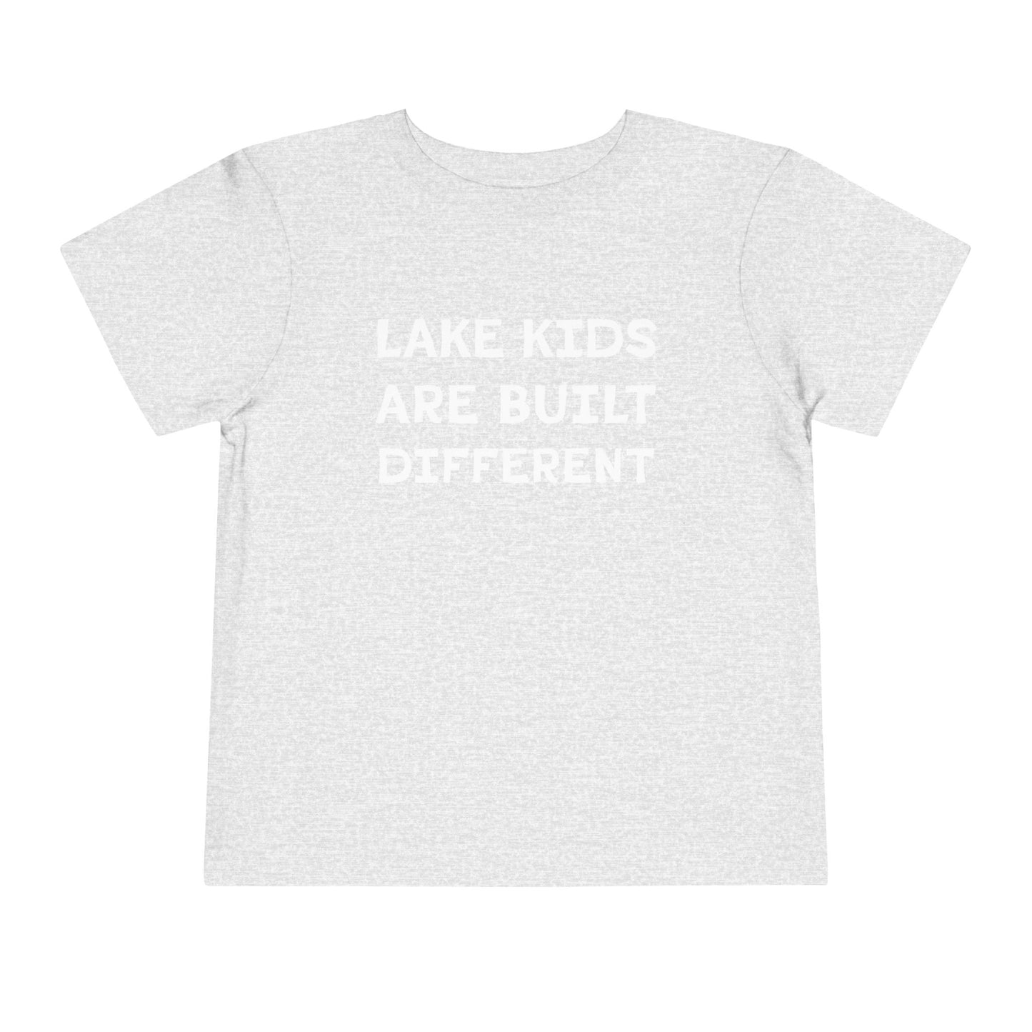 TODDLER Lake Kids Are Built Different Short Sleeve Tee