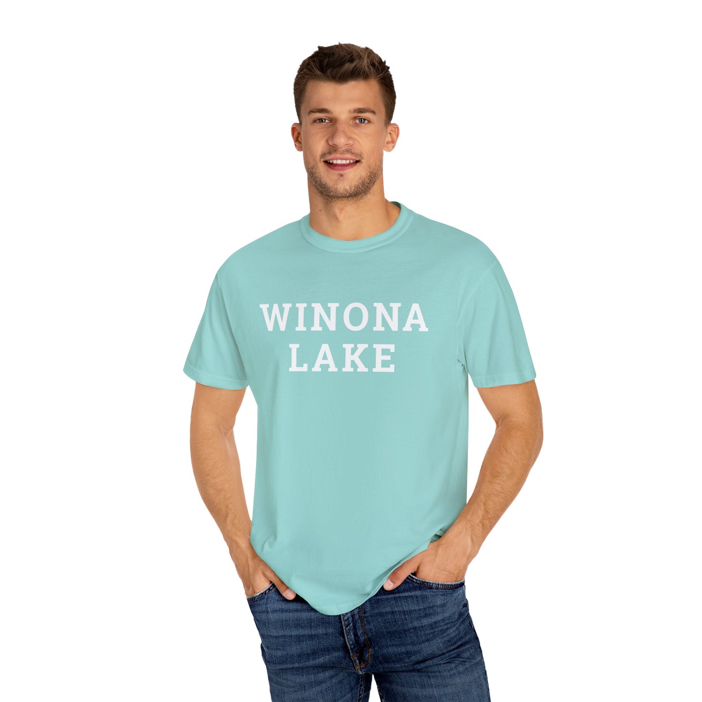 Winona Lake Block Logo Classic Tee - Unisex