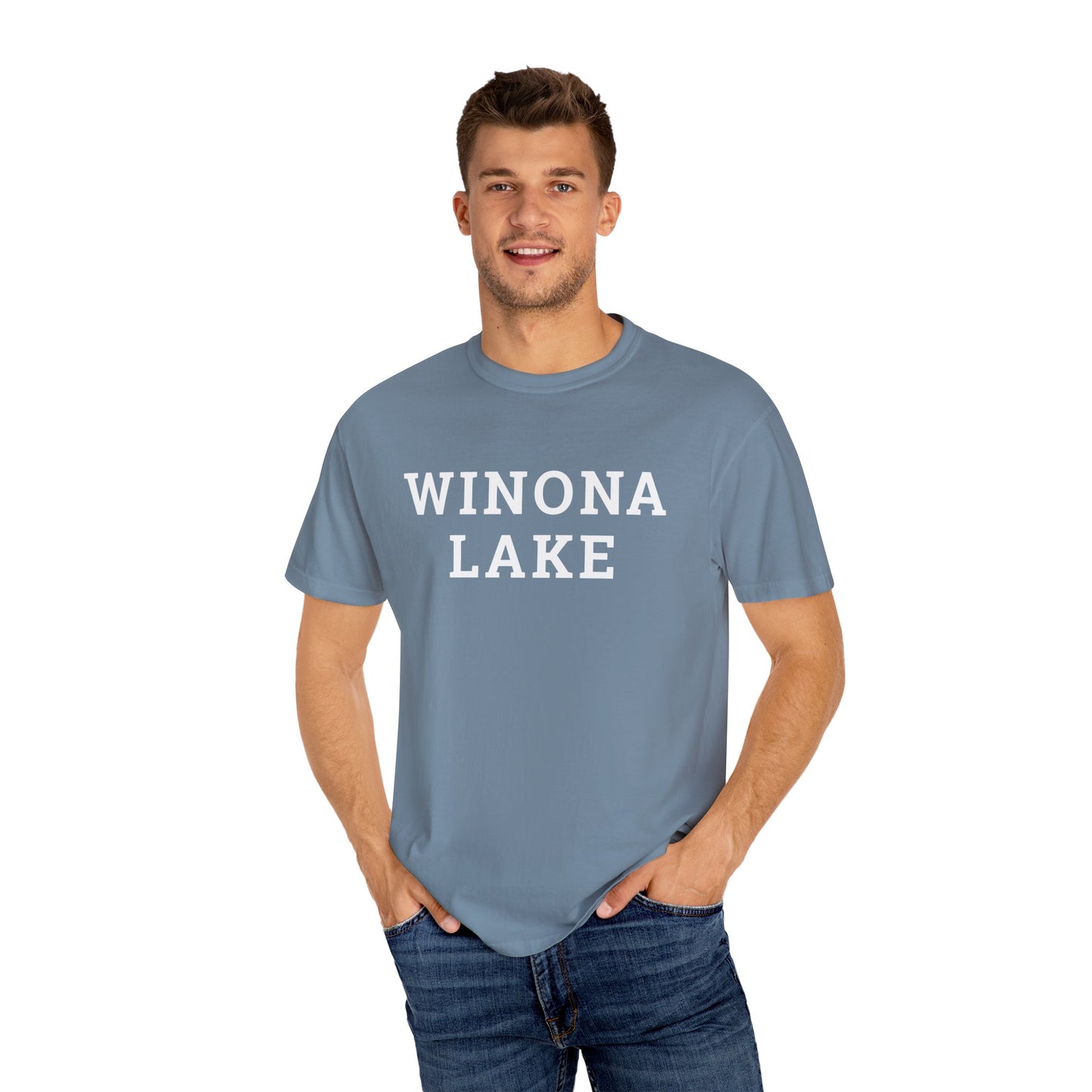 Winona Lake Block Logo Classic Tee - Unisex