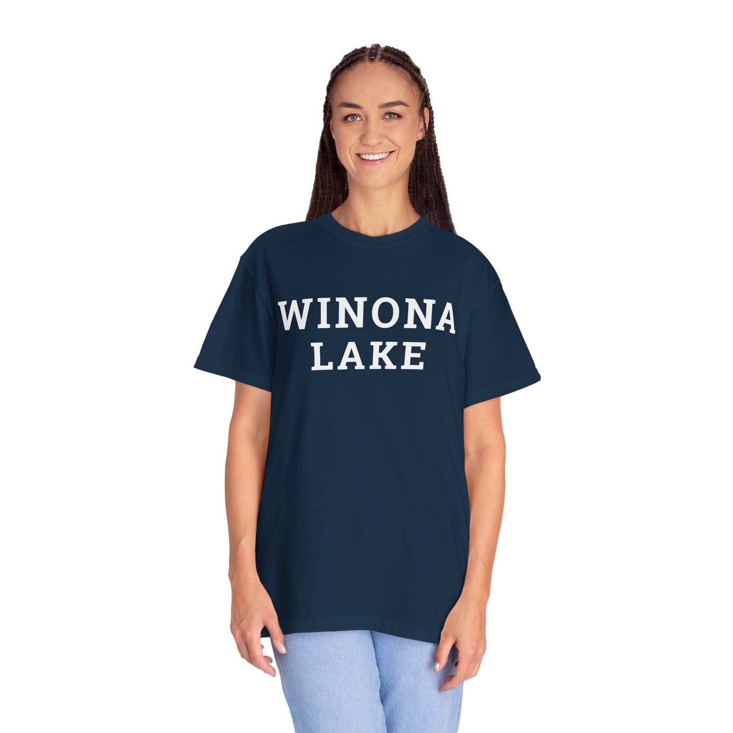 Winona Lake Block Logo Classic Tee - Unisex