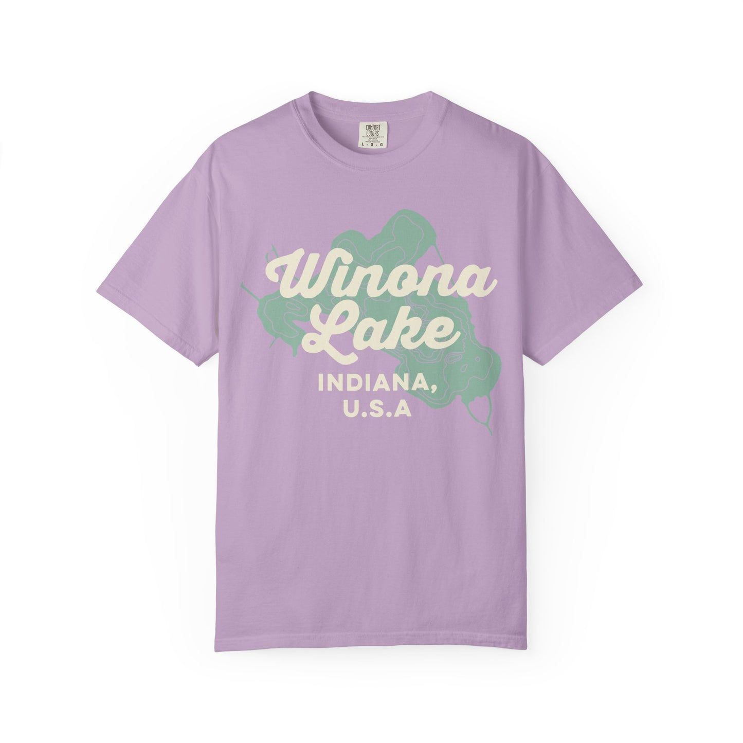 Winona Lake Vintage Map Classic Tee - Unisex