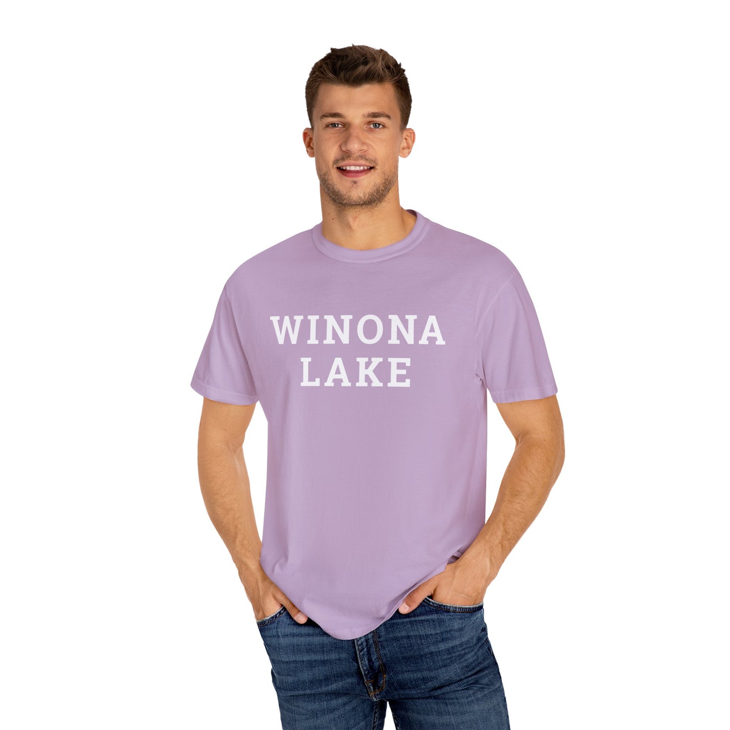 Winona Lake Block Logo Classic Tee - Unisex