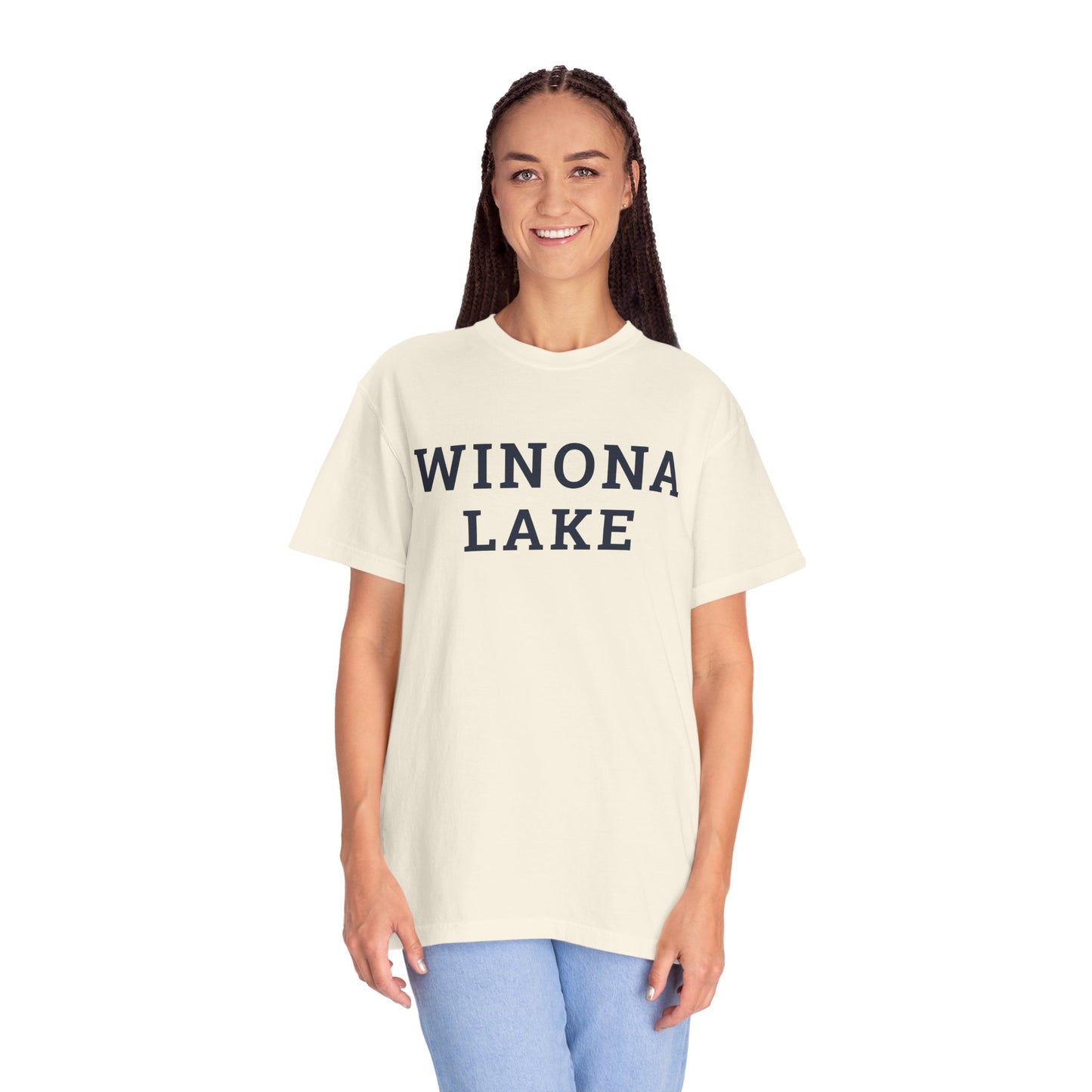 Winona Lake Block Logo Classic Tee - Unisex