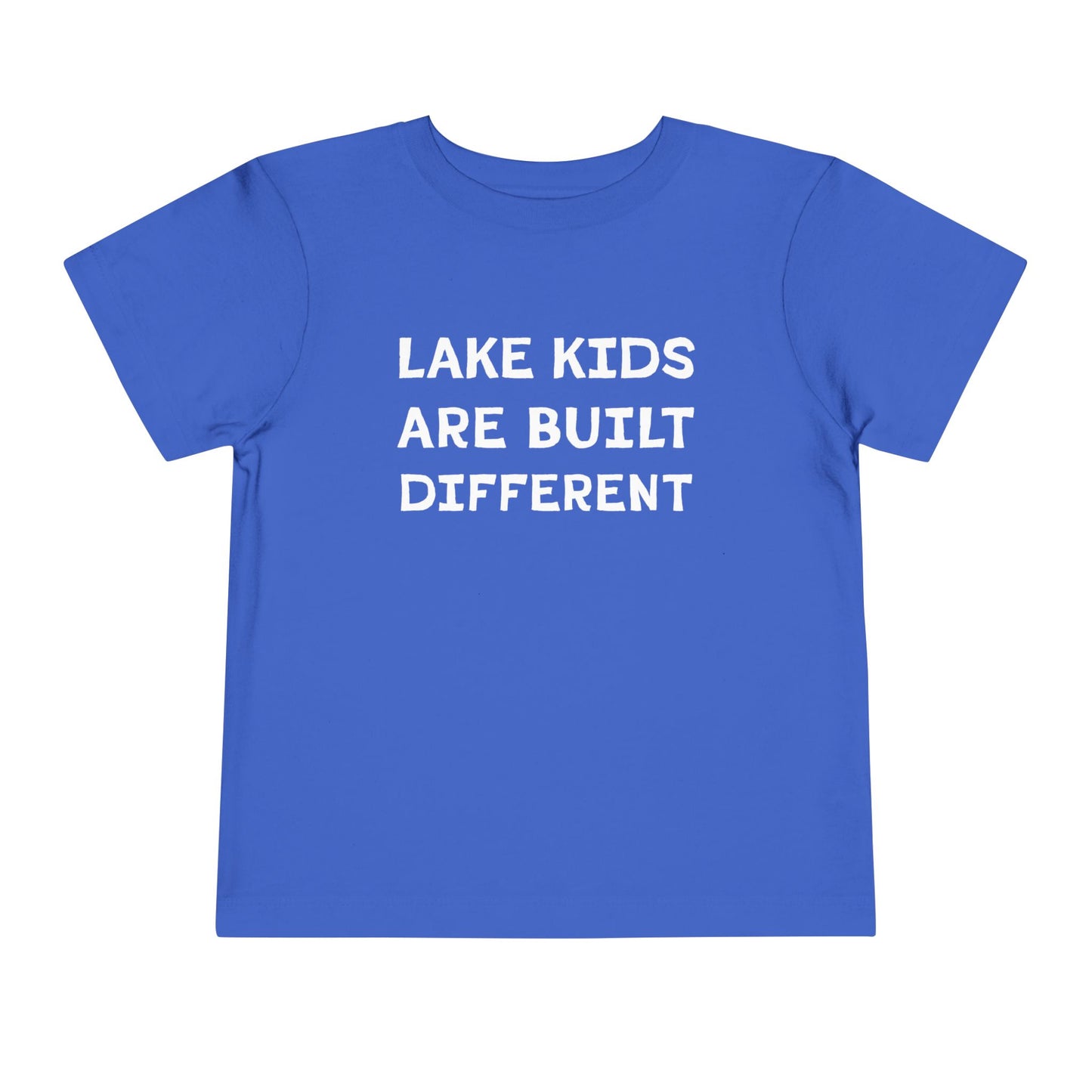 TODDLER Lake Kids Are Built Different Short Sleeve Tee