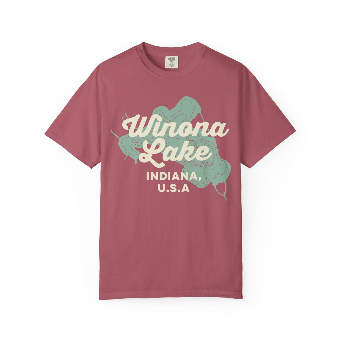 Winona Lake Vintage Map Classic Tee - Unisex