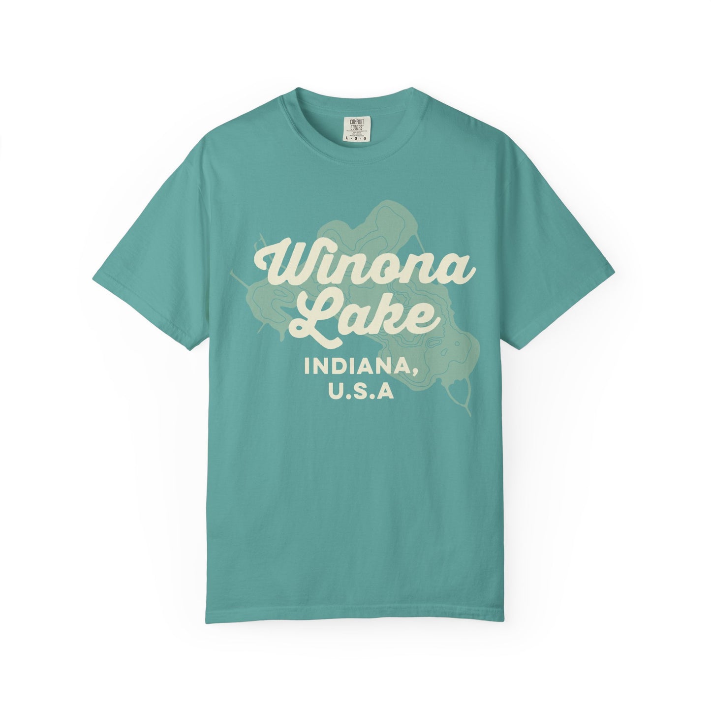 Winona Lake Vintage Map Classic Tee - Unisex