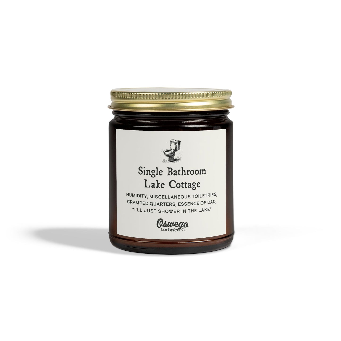 Single Bathroom Lake Cottage Scented Candle