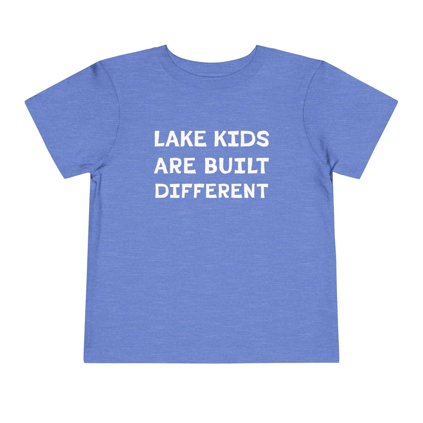 TODDLER Lake Kids Are Built Different Short Sleeve Tee