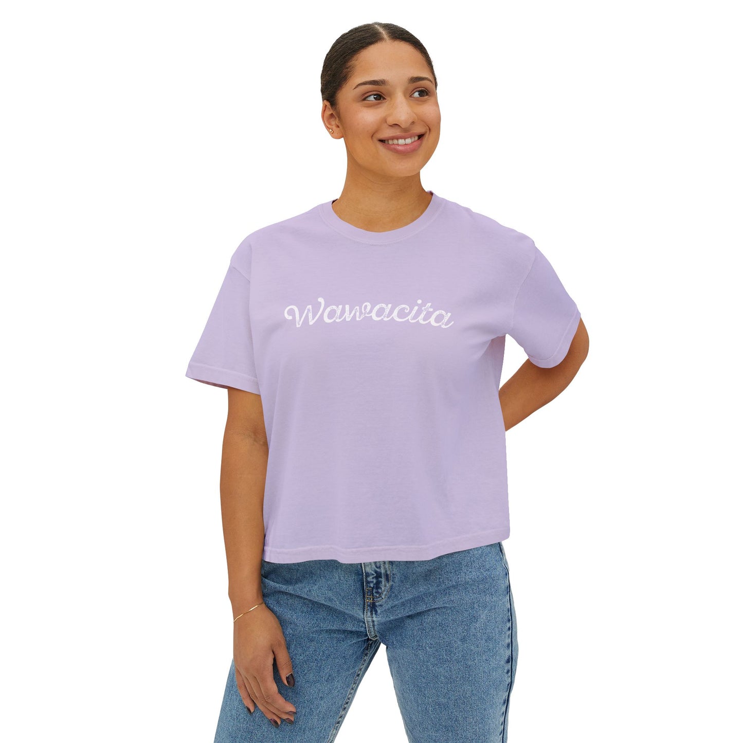 Wawacita Lake Wawasee Women's Boxy Tee