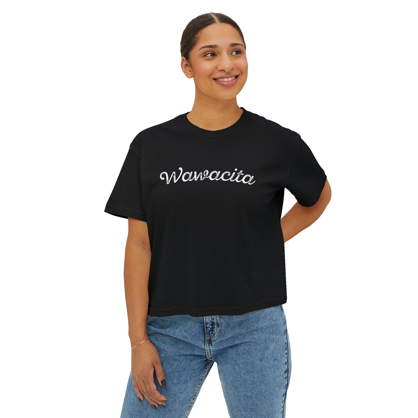 Wawacita Lake Wawasee Women's Boxy Tee