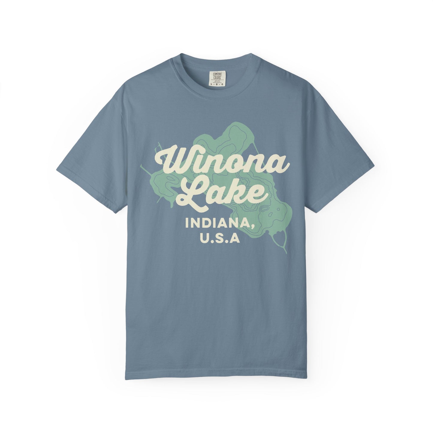 Winona Lake Vintage Map Classic Tee - Unisex