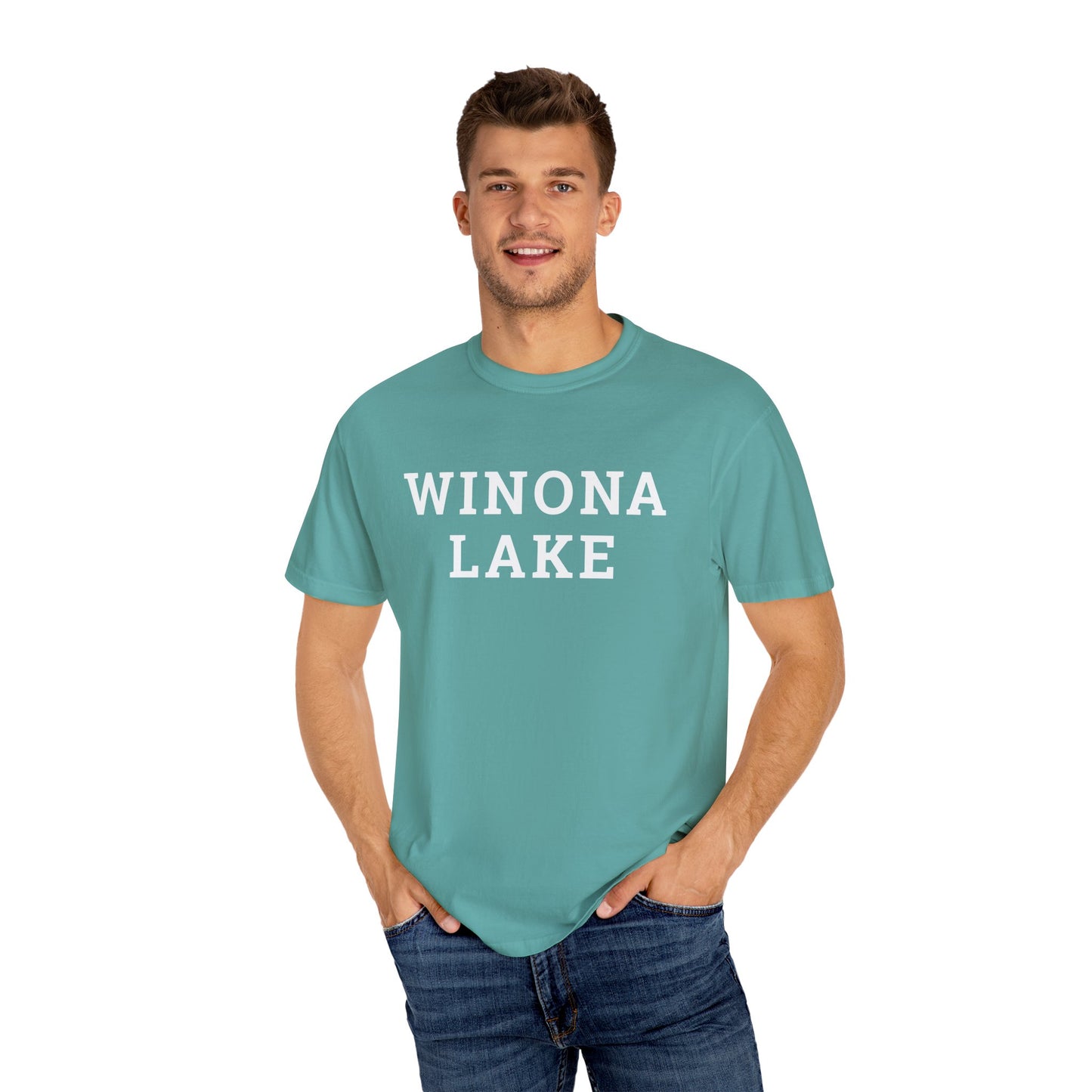 Winona Lake Block Logo Classic Tee - Unisex