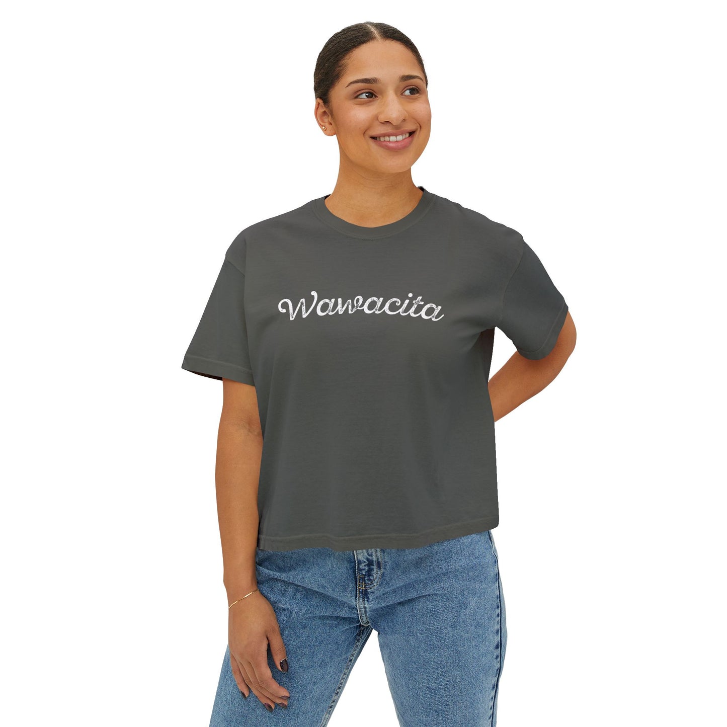Wawacita Lake Wawasee Women's Boxy Tee
