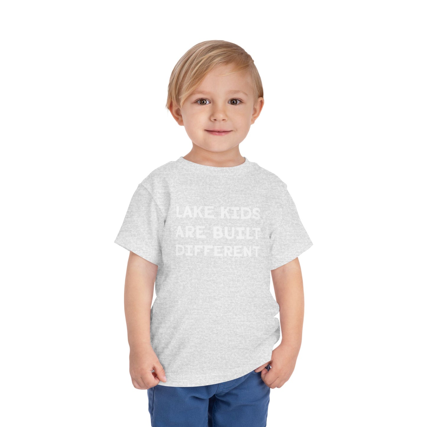 TODDLER Lake Kids Are Built Different Short Sleeve Tee