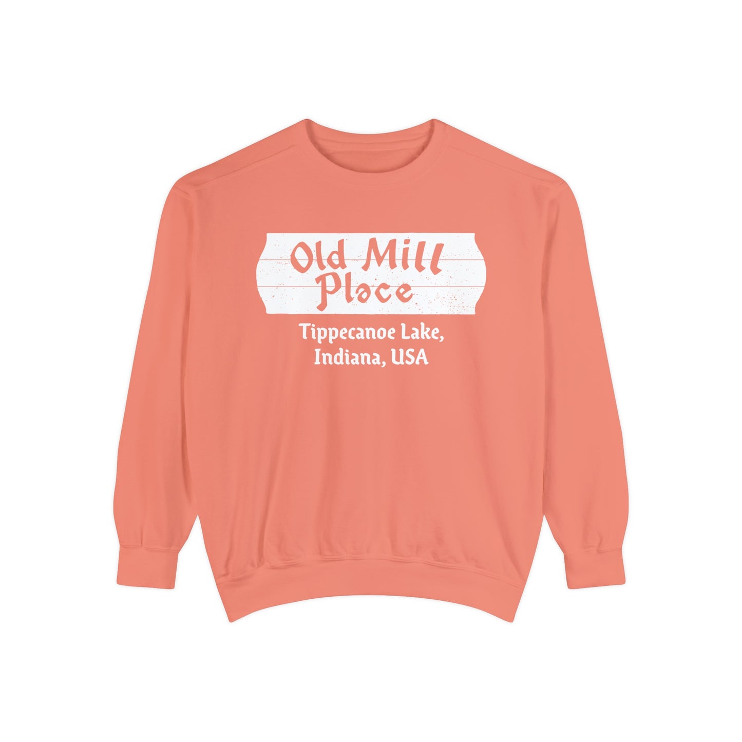 Old Mill Place Tippecanoe Lake Crewneck Sweatshirt - Unisex