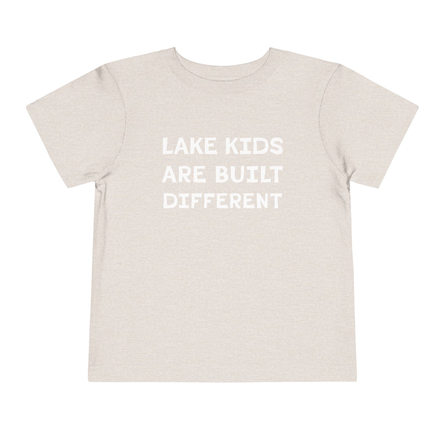 TODDLER Lake Kids Are Built Different Short Sleeve Tee