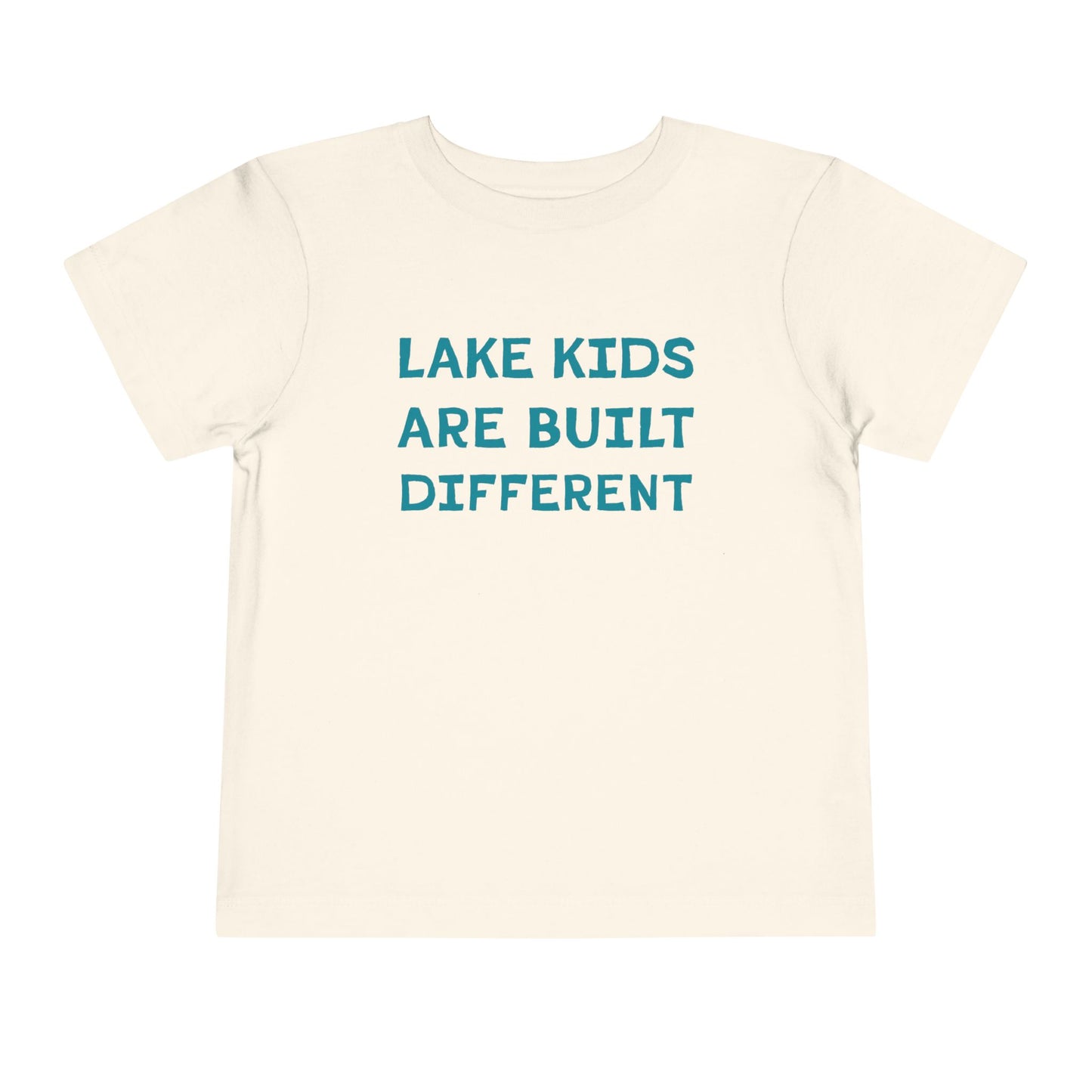 TODDLER Lake Kids Are Built Different Short Sleeve Tee