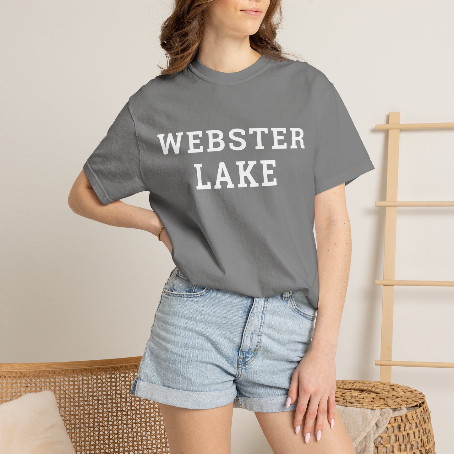 Webster Lake Block Logo Classic Tee - Unisex