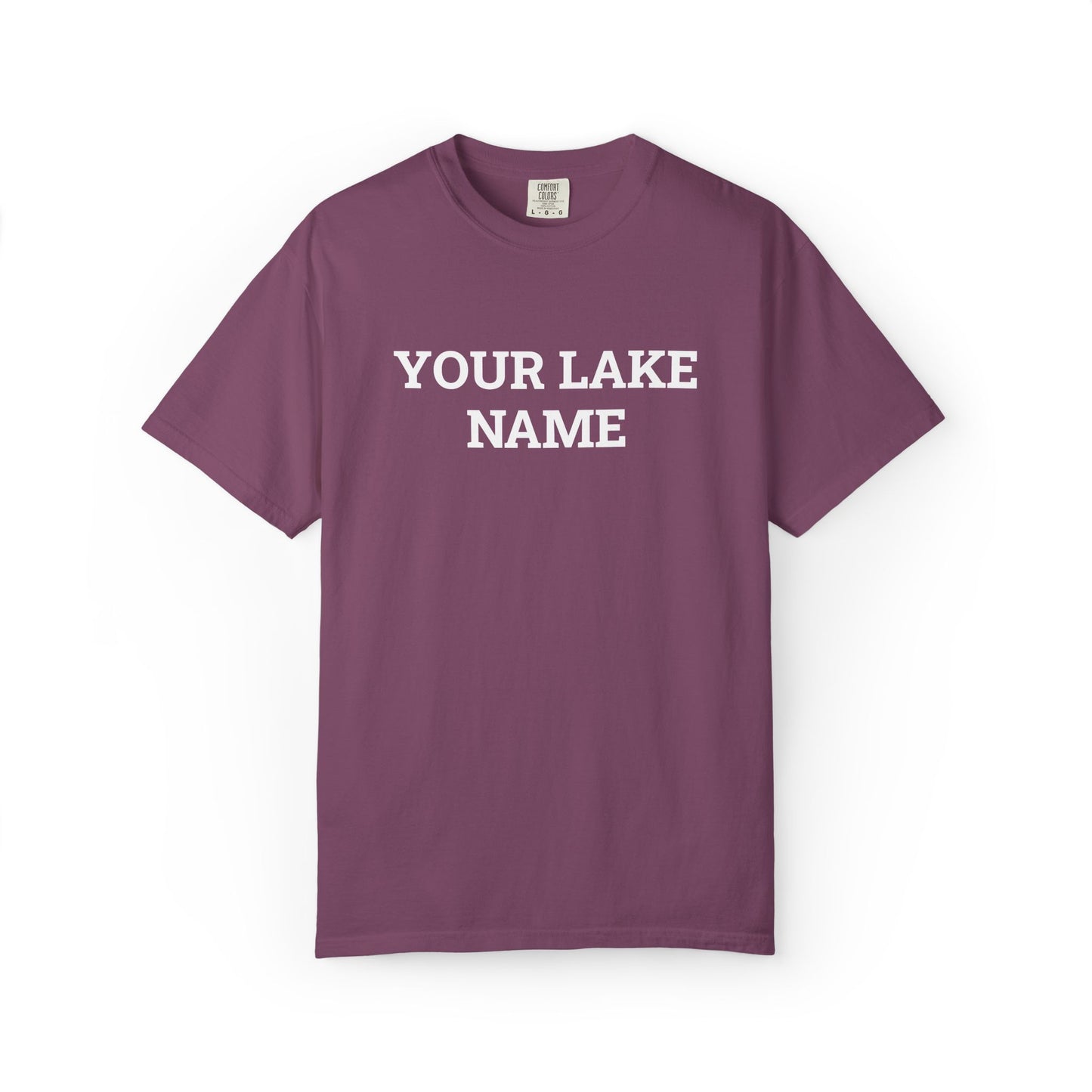 Custom Lake Block Logo Tee