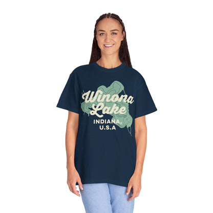 Winona Lake Vintage Map Classic Tee - Unisex