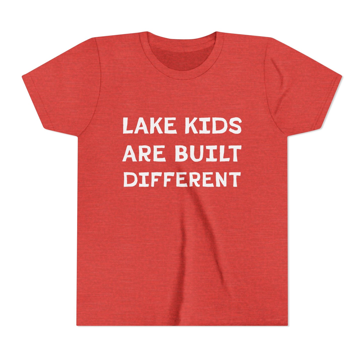 YOUTH Lake Kids Are Built Different Short Sleeve Tee