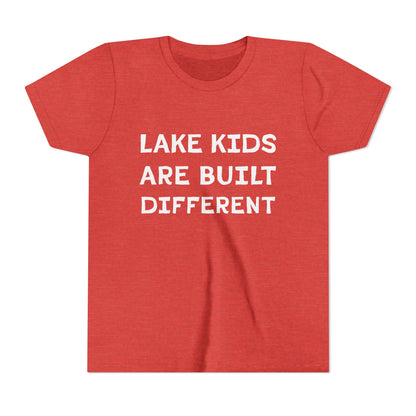 YOUTH Lake Kids Are Built Different Short Sleeve Tee
