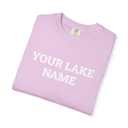 Custom Lake Block Logo Tee