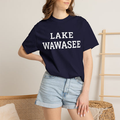 Lake Wawasee Block Logo Classic Tee - Unisex