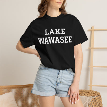 Lake Wawasee Block Logo Classic Tee - Unisex