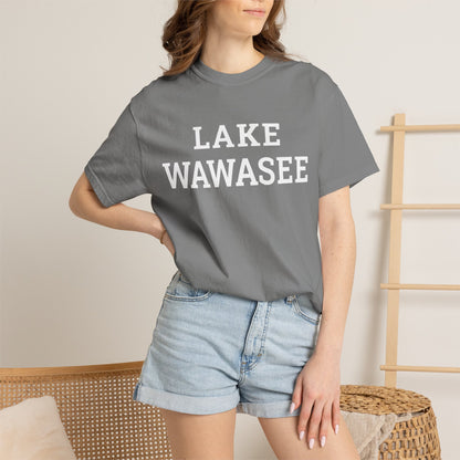 Lake Wawasee Block Logo Classic Tee - Unisex