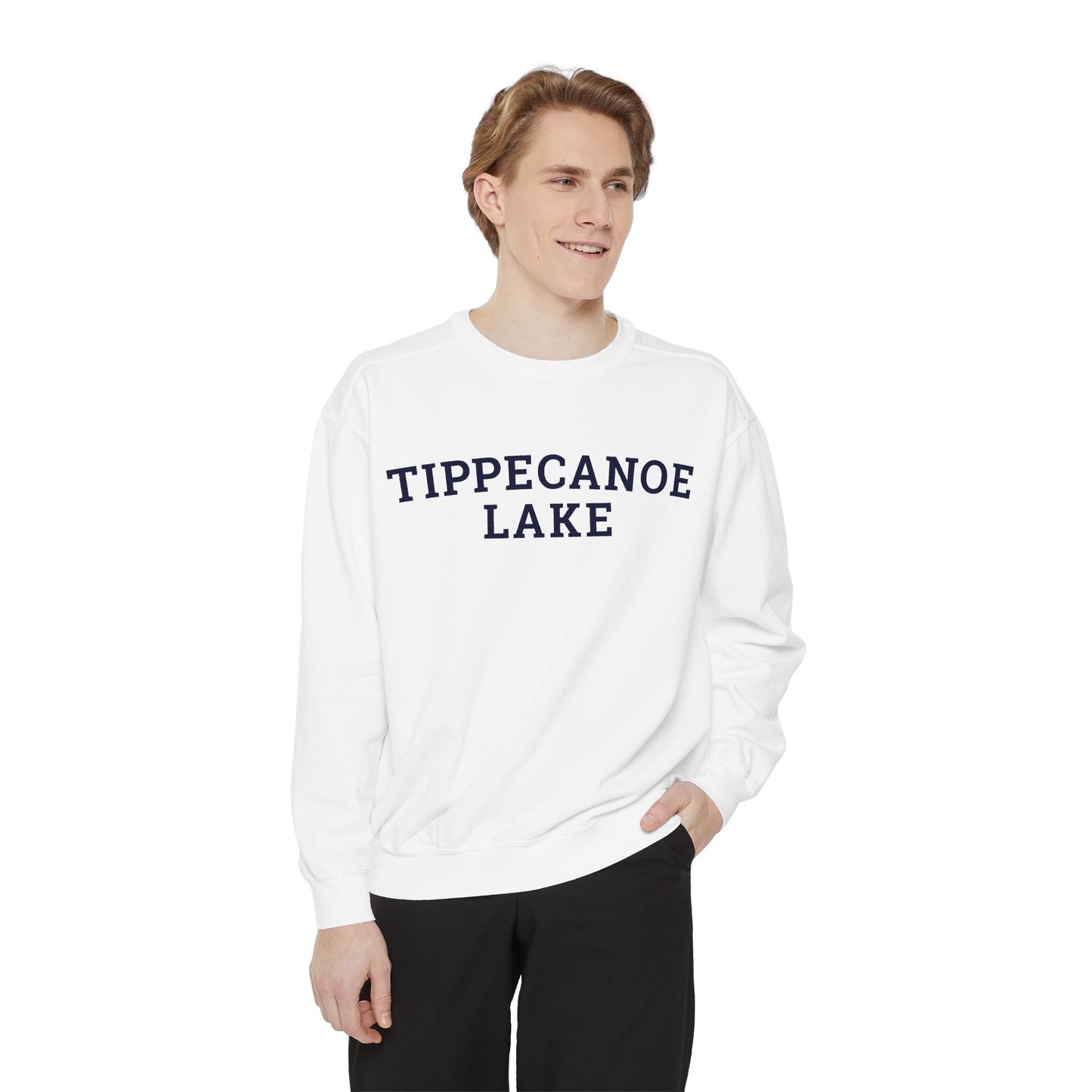 Tippecanoe Lake Block Logo Crewneck Sweatshirt - Unisex