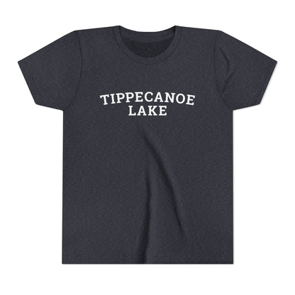 YOUTH Tippecanoe Lake Block Logo Short Sleeve Tee