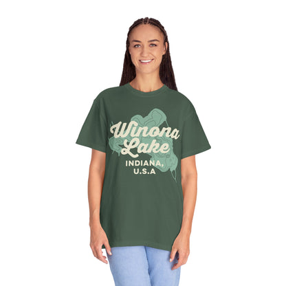 Winona Lake Vintage Map Classic Tee - Unisex