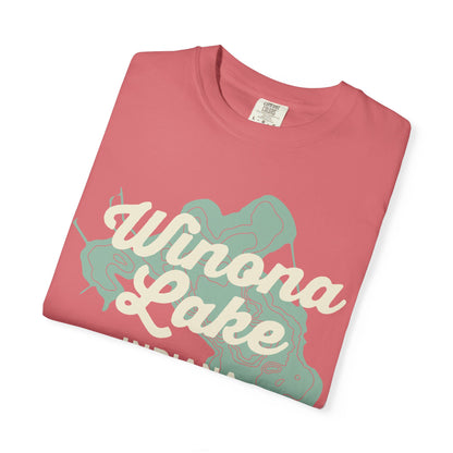 Winona Lake Vintage Map Classic Tee - Unisex