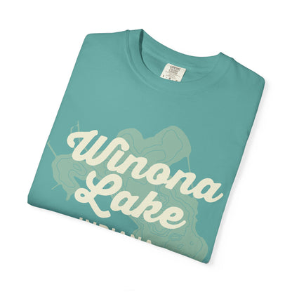 Winona Lake Vintage Map Classic Tee - Unisex
