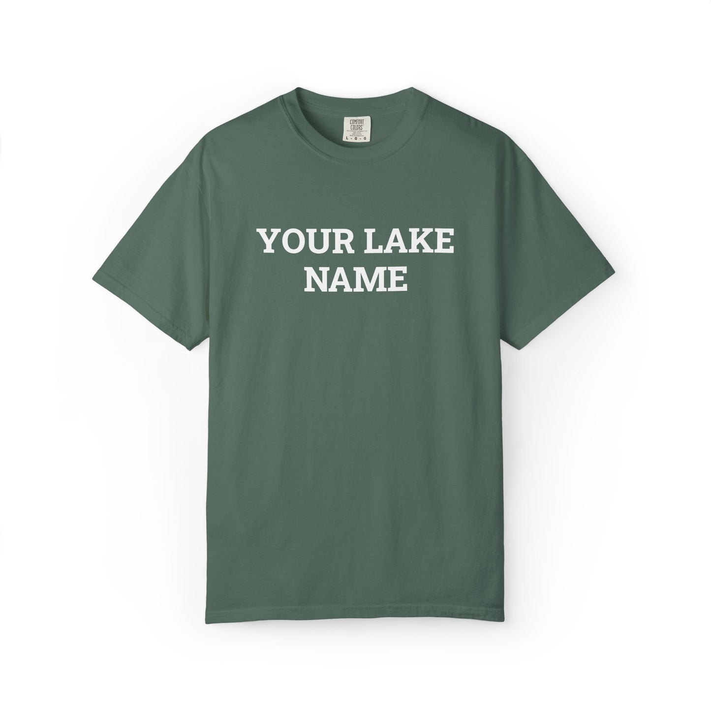 Custom Lake Block Logo Tee